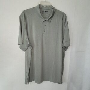 5.11 Tactical Paramount Crest Polo Shirt‎ Mens 3XL Green Grey Short Sleeve